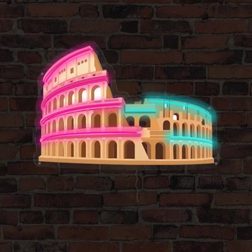 Colosseum - LED neon plakát