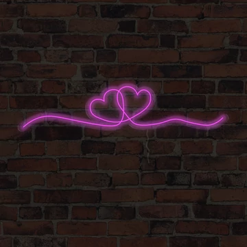 Hearts- LED neon dekoráció