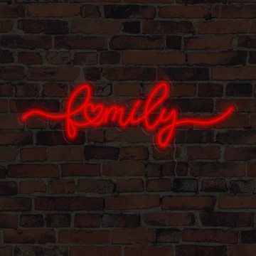 Family - LED neon dekoráció