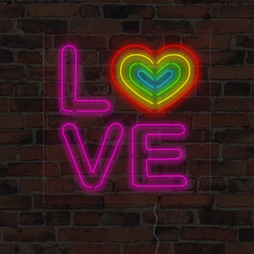 Love - LED neon dekoráció