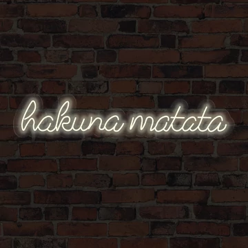 Hakuna Matata - LED neon dekoráció