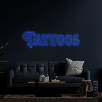 Tattoo - LED neon dekoráció