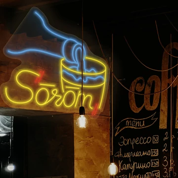 S'örön - LED neon dekoráció