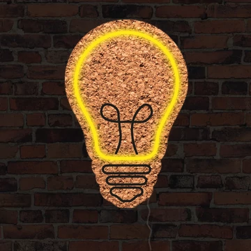 Villanykörte- LED neon parafa