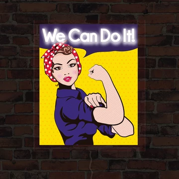 We can - LED neon plakát
