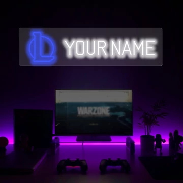 Egyedi neves tábla2 - LED neon dekoráció