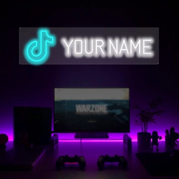 Egyedi neves tábla3 - LED neon dekoráció