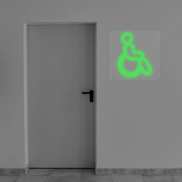 Wheelchair - LED neon dekoráció