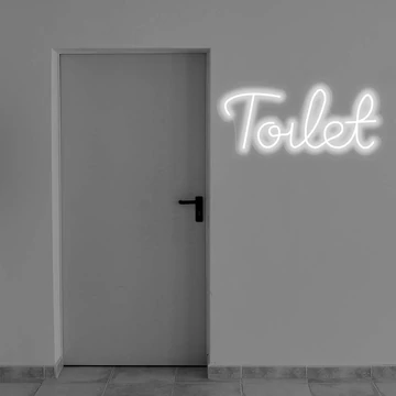 Toilet - LED neon dekoráció