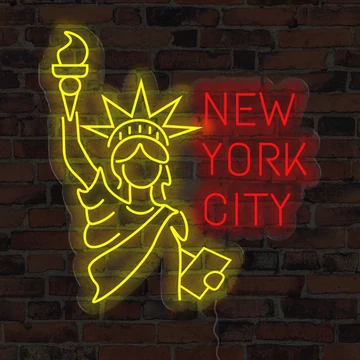 New York - LED neon dekoráció