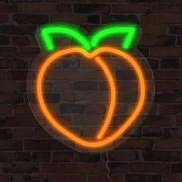 Peach - LED neon dekoráció