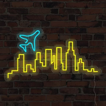 Skyline - LED neon dekoráció