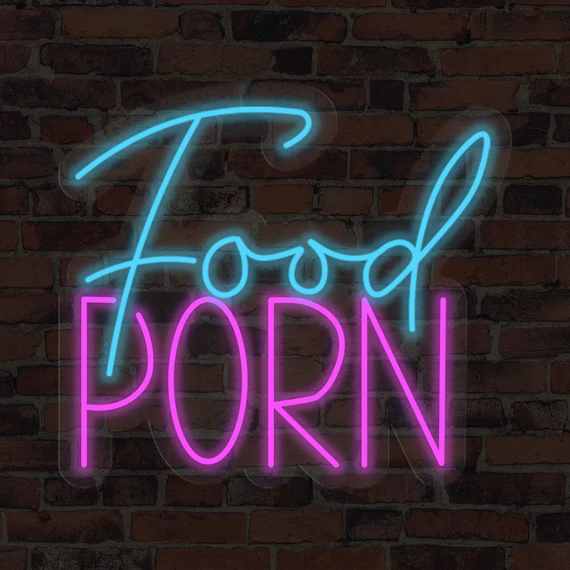 Foodporn - LED neon dekoráció
