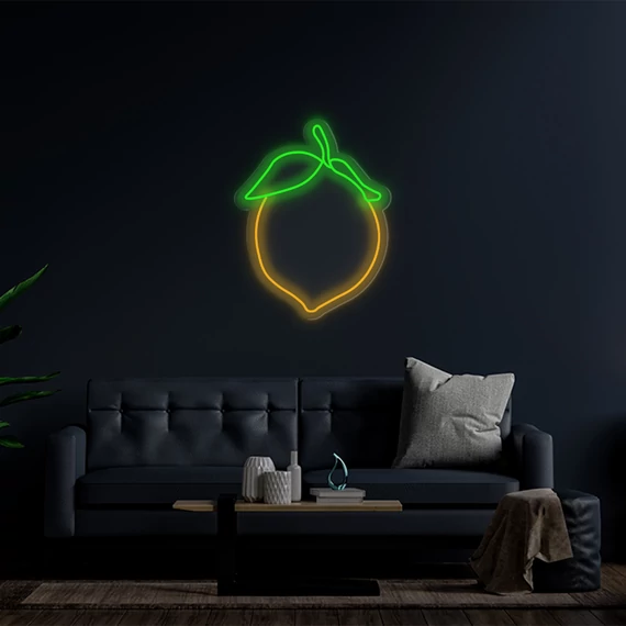 Orange - LED neon dekoráció