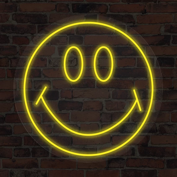Smile - LED neon dekoráció