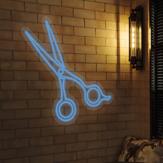 Scissors - LED neon dekoráció