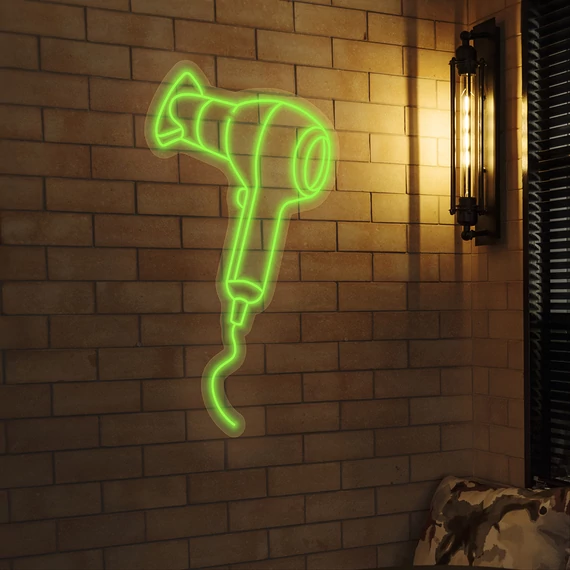 Hajszárító - LED neon dekoráció