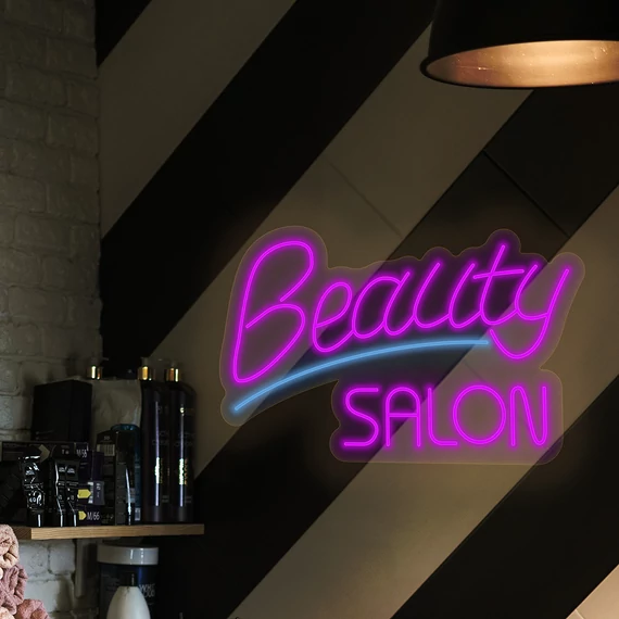 Beauty salon - LED neon dekoráció
