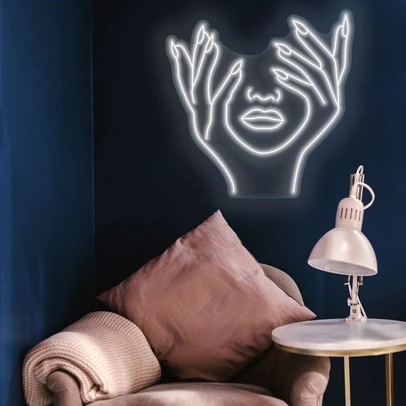 Nails and face - LED neon dekoráció