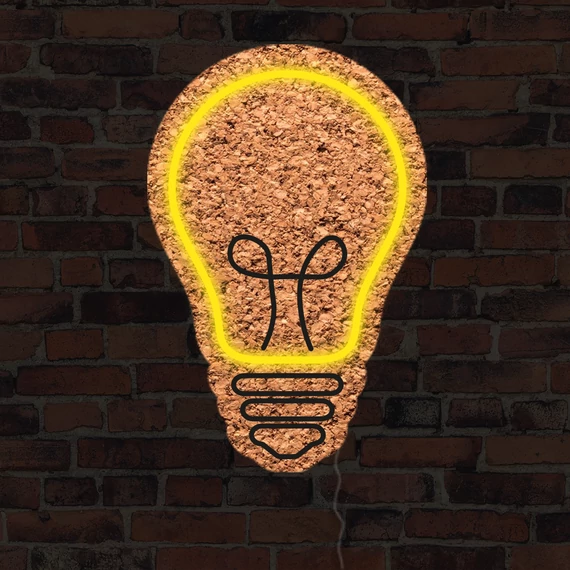 Villanykörte- LED neon parafa
