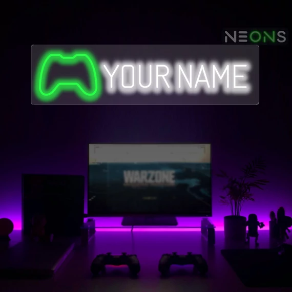 Egyedi neves tábla - LED neon dekoráció