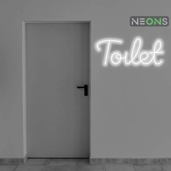 Toilet - LED neon dekoráció