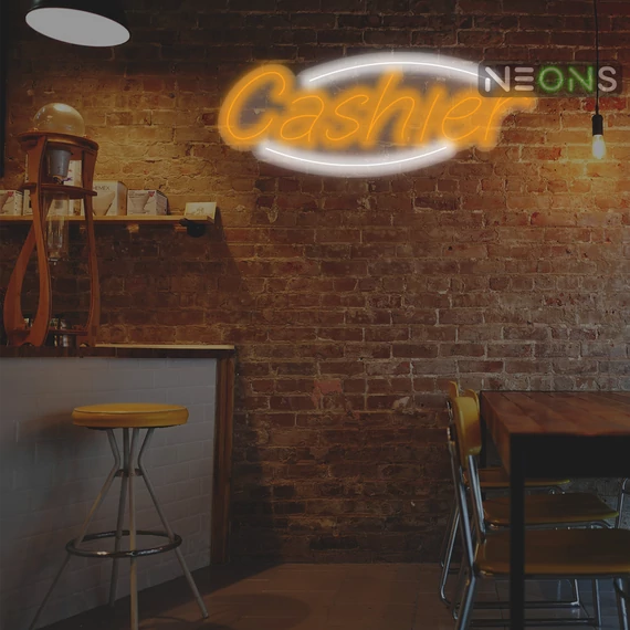 Cashier - LED neon dekoráció
