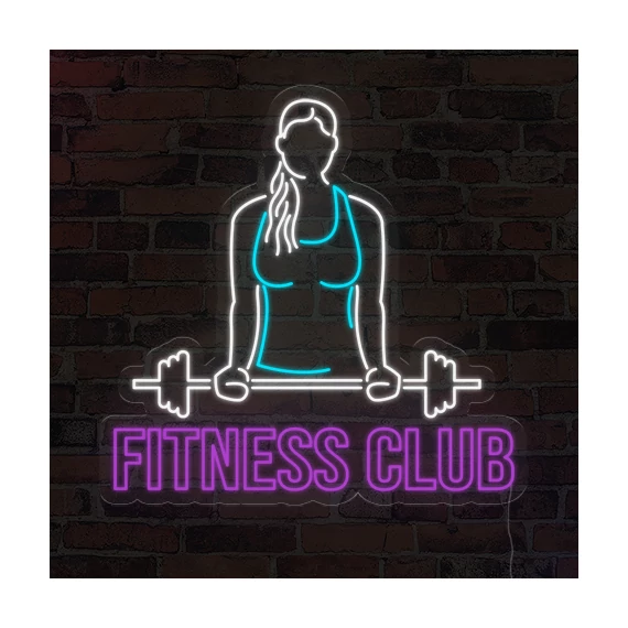 Fitness club - LED neon dekoráció