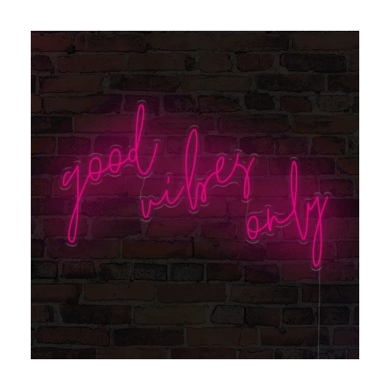 Good vibes only - LED neon dekoráció