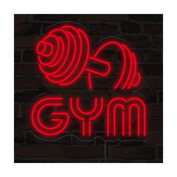 GYM - LED neon dekoráció