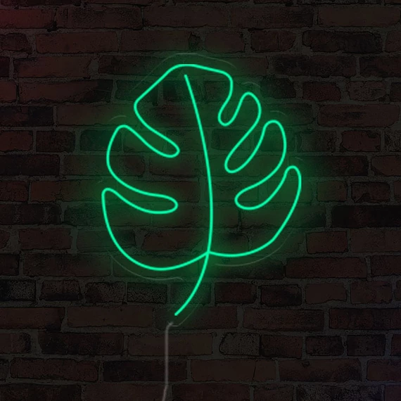 Leaf - LED neon dekoráció