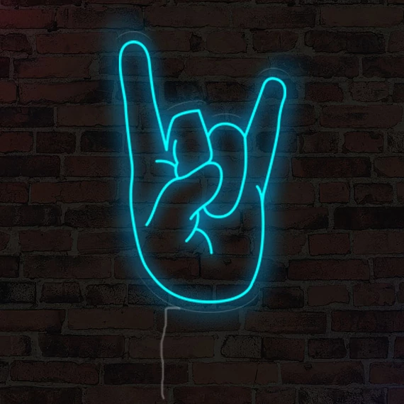 Metal - LED neon dekoráció
