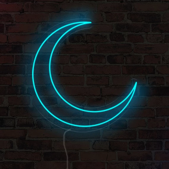 Moon - LED neon dekoráció