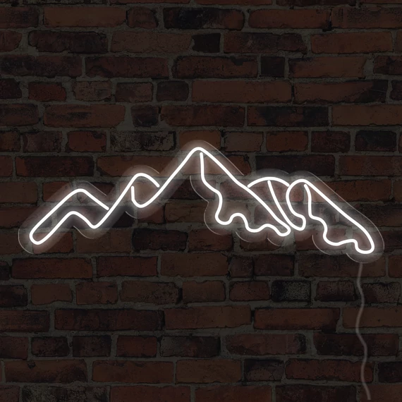 Mountain - LED neon dekoráció