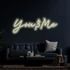 Kép 1/4 - You & Me - LED neon dekoráció