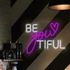 Kép 1/4 - Be-you-tiful - LED neon dekoráció