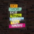 Kép 1/2 - Text - LED neon plakát