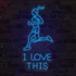 Kép 1/5 - I love this - LED neon dekoráció