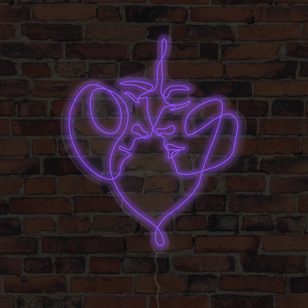 Couple  - LED neon dekoráció