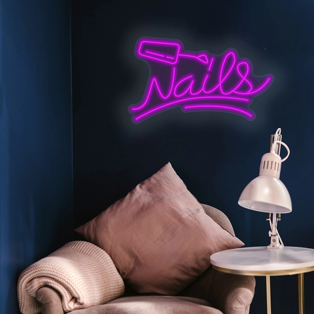 Nails2 - LED neon dekoráció