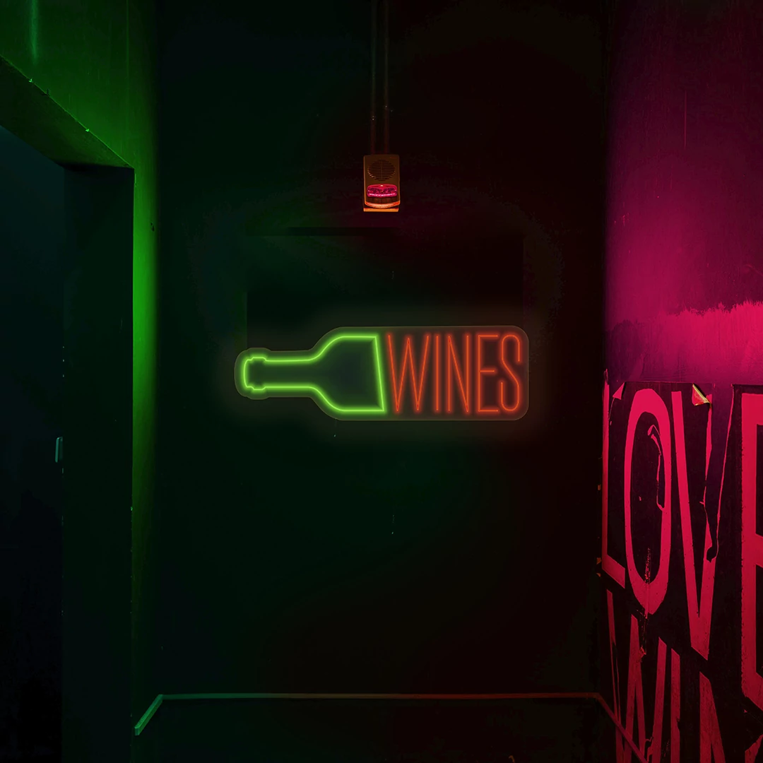 Wines - LED neon dekoráció