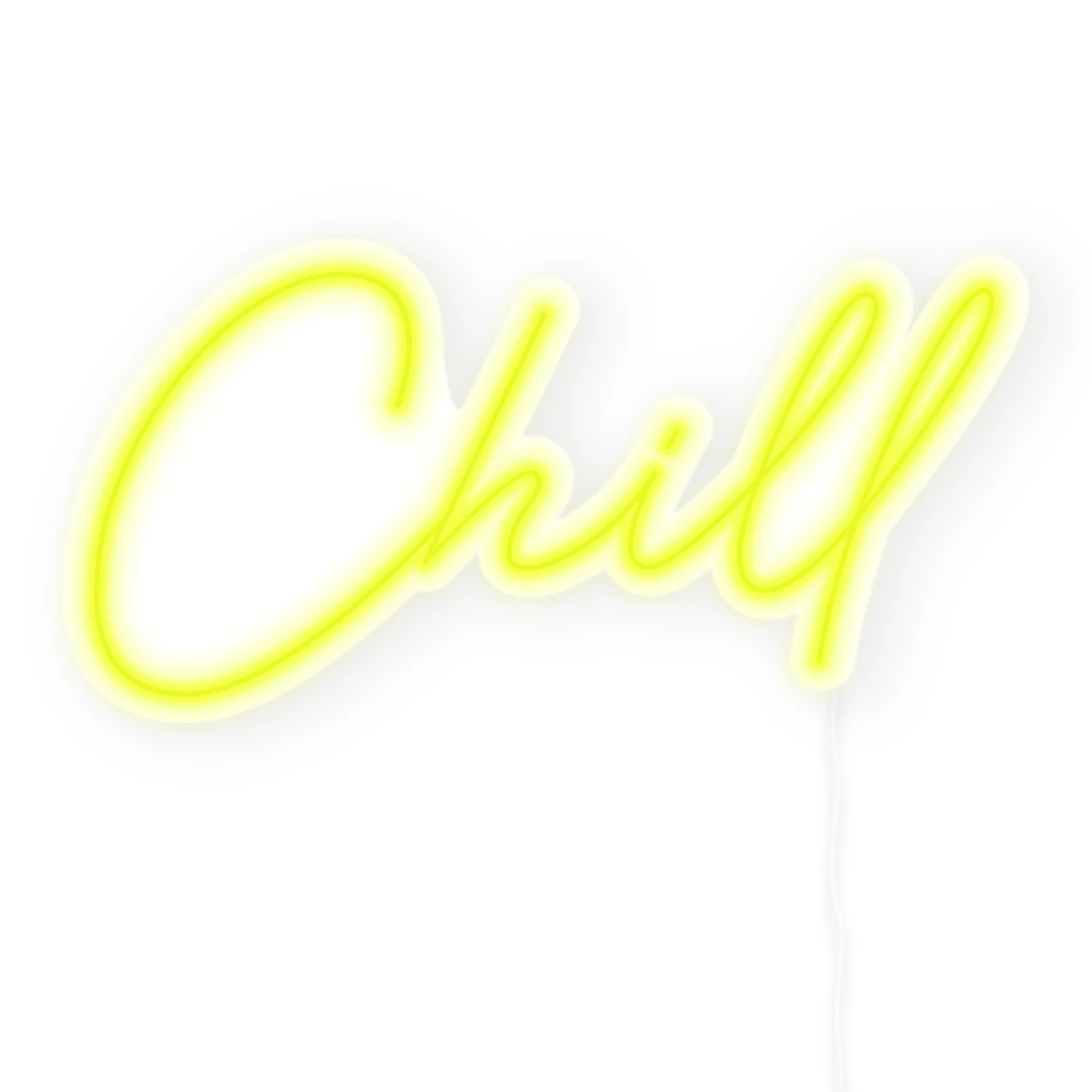 Chill - LED neon dekoráció