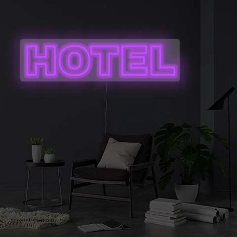 Hotel  - LED neon dekoráció