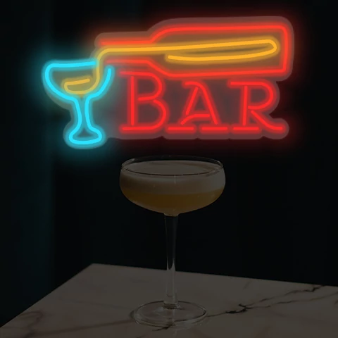 Bar - LED neon dekoráció