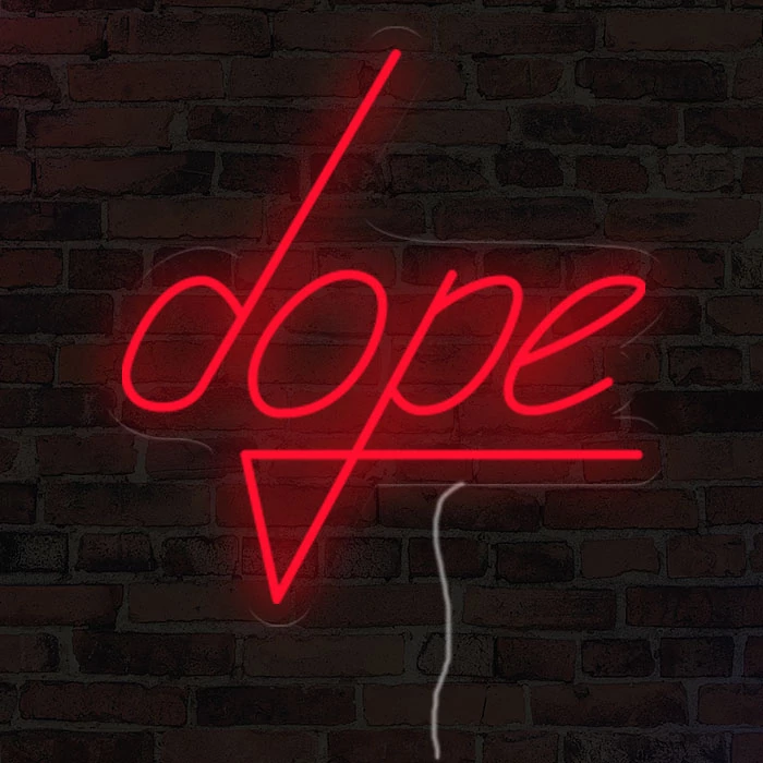 Dope  - LED neon dekoráció