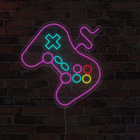 Gamepad - LED neon dekoráció