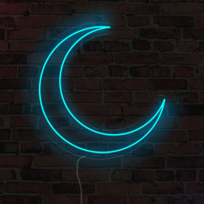 Moon - LED neon dekoráció