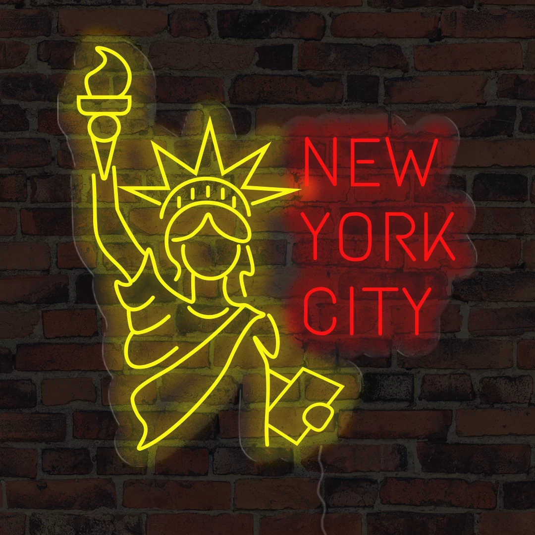 New York - LED neon dekoráció