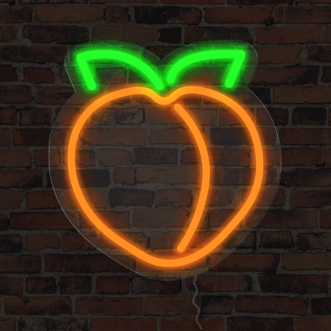 Peach - LED neon dekoráció