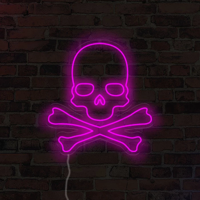 Skull - LED neon dekoráció